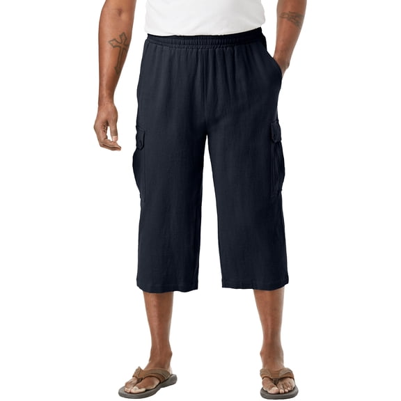 KingSize Men's Big & Tall Gauze Cargo Judo Shorts