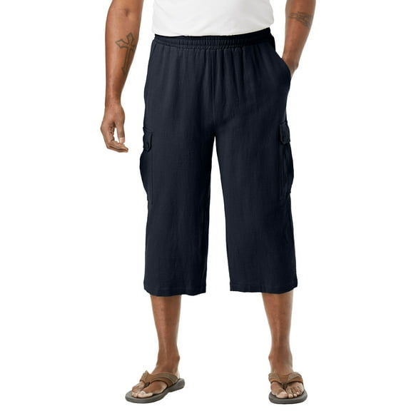 KingSize Men's Big & Tall Gauze Cargo Judo Shorts