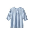 thumbnail image 1 of KingSize Men's Big & Tall Gauze Lace-Up Shirt, 1 of 5