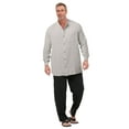 thumbnail image 1 of KingSize Men's Big & Tall Gauze Mandarin Collar Shirt, 1 of 4