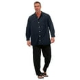 thumbnail image 1 of KingSize Men's Big & Tall Gauze Mandarin Collar Shirt, 1 of 4
