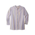 thumbnail image 1 of KingSize Men's Big & Tall Gauze Mandarin Collar Shirt, 1 of 4