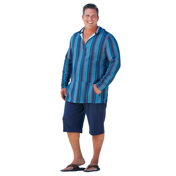 KingSize Men's Big & Tall Gauze Pullover Hoodie