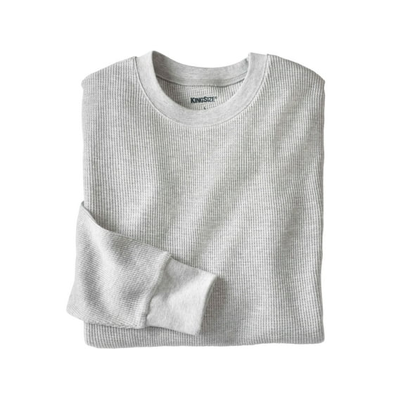KingSize Men's Big & Tall Heavyweight Thermal Underwear Crewneck Tee