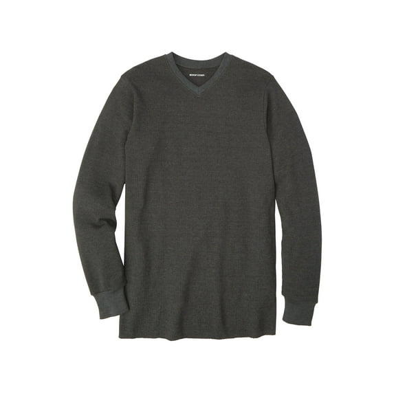 KingSize Men's Big & Tall Heavyweight Thermal V-Neck Underwear Shirt