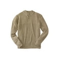 thumbnail image 1 of KingSize Men's Big & Tall Henley Shaker Sweater, 1 of 6