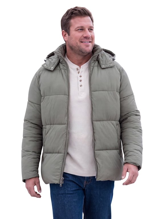 Men's Big & Tall Hipster Quilted Puffer