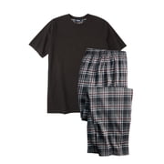 KingSize Mens Big & Tall Jersey Knit Plaid Pajama Set