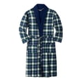 thumbnail image 1 of KingSize Men's Big & Tall Jersey-Lined Flannel Robe, 1 of 6