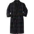 thumbnail image 1 of KingSize Men's Big & Tall Jersey-Lined Flannel Robe, 1 of 6