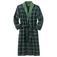 thumbnail image 1 of KingSize Men's Big & Tall Jersey-Lined Flannel Robe, 1 of 6
