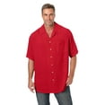 thumbnail image 1 of KingSize Men's Big & Tall  Solid Camp Shirt, 1 of 6