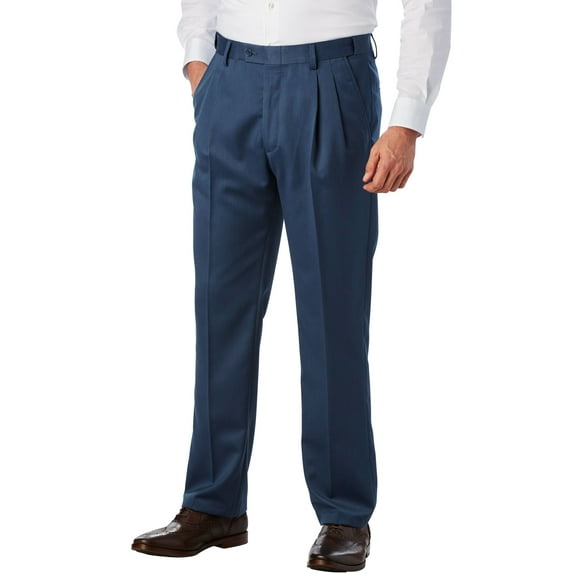 KingSize Men's Big & Tall Easy Movement Pleat-Front Expandable Dress Pants