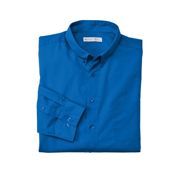 KingSize Men's Big & Tall Wrinkle-Free Button-Down Collar Dress Shirt