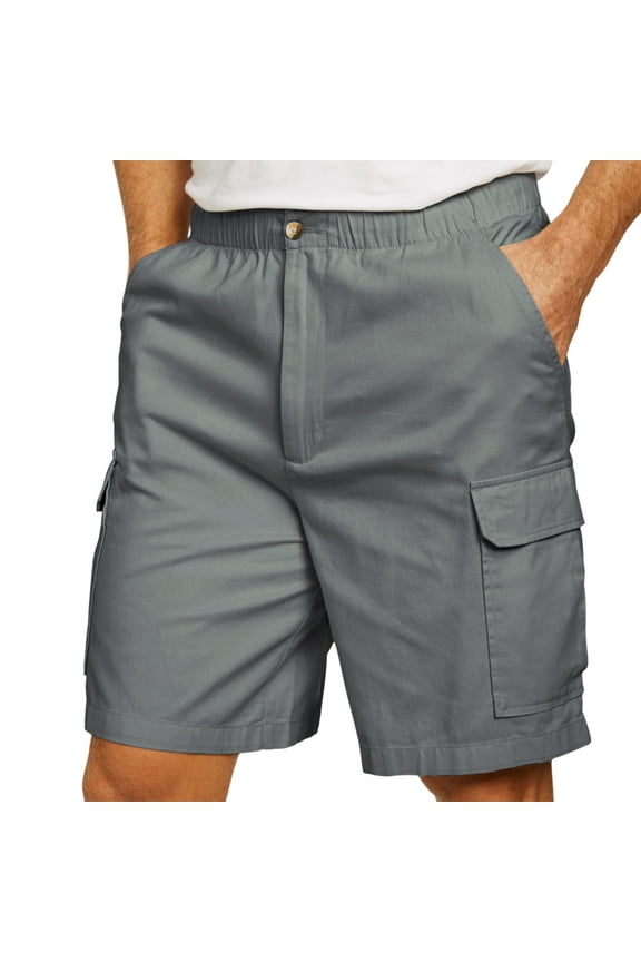Men's Big & Tall Knockarounds 8" Full-Elastic Cargo Shorts