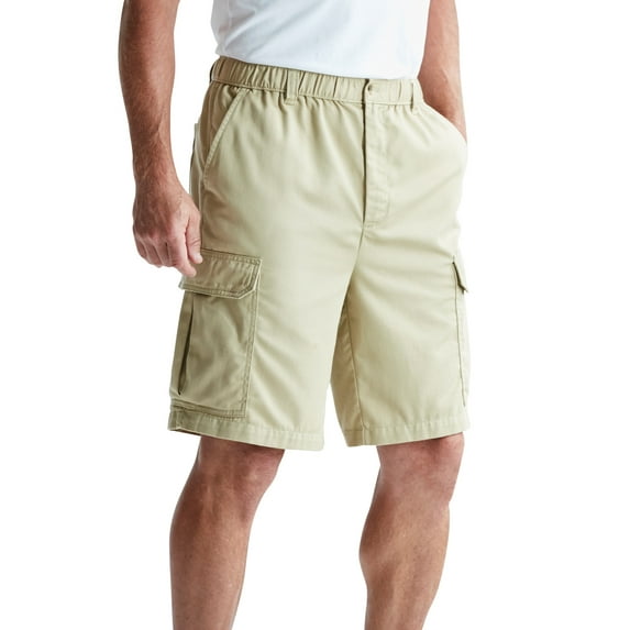 KingSize Men's Big & Tall Knockarounds 8" Full-Elastic Cargo Shorts