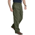 thumbnail image 1 of KingSize Men's Big & Tall Knockarounds Full-Elastic Waist Cargo Pants, 1 of 5