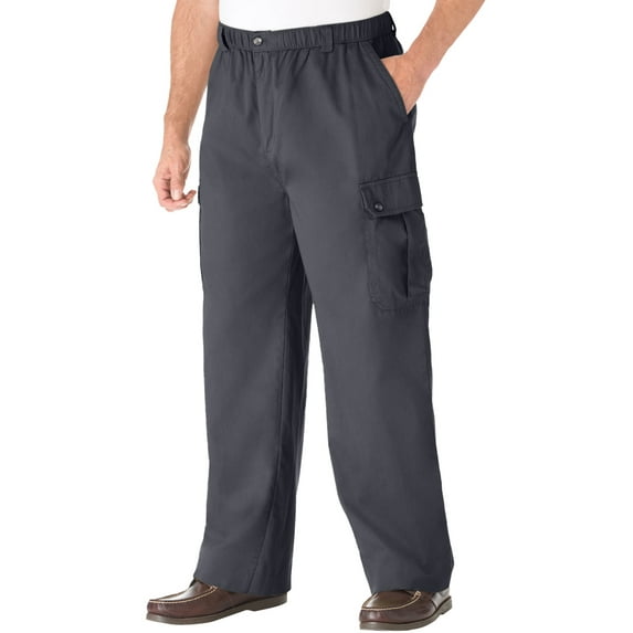 KingSize Men's Big & Tall Knockarounds Full-Elastic Waist Cargo Pants