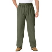 KINGSIZE Men's Big & Tall Knockarounds Full-Elastic Waist Pants