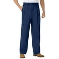 thumbnail image 1 of KingSize Men's Big & Tall Knockarounds Full-Elastic Waist Pleated Pants, 1 of 6