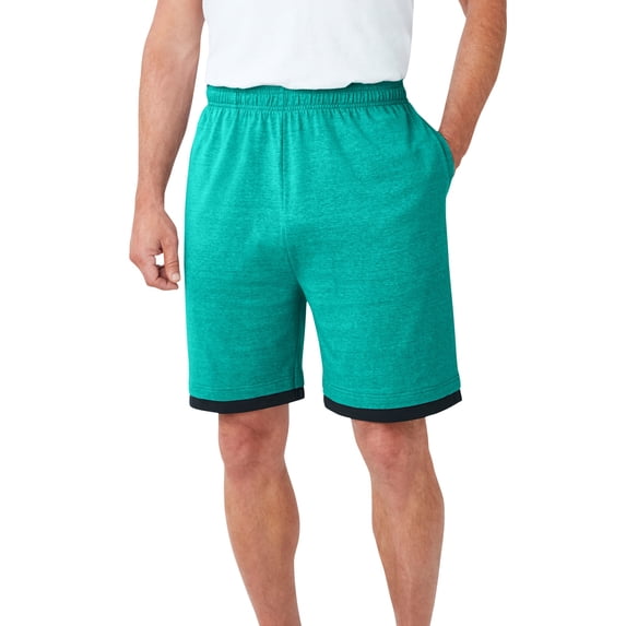 KingSize Men's Big & Tall Layered Look Lightweight Jersey Shorts