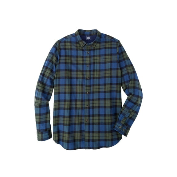 KingSize Men's Big & Tall Liberty Blues by KingSize Flannel Shirt