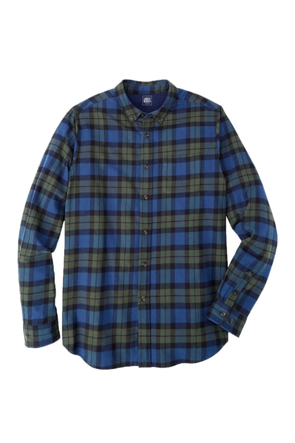 Men's Big & Tall Liberty Blues by KingSize Flannel Shirt