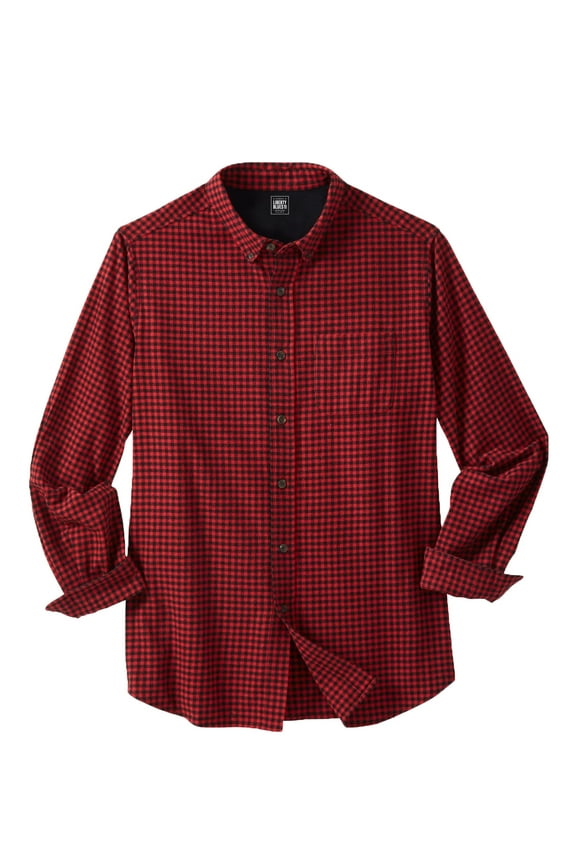 Men's Big & Tall Liberty Blues by KingSize Flannel Shirt