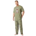 thumbnail image 1 of KingSize Men's Big & Tall Lightweight Cotton Novelty PJ Set, 1 of 2