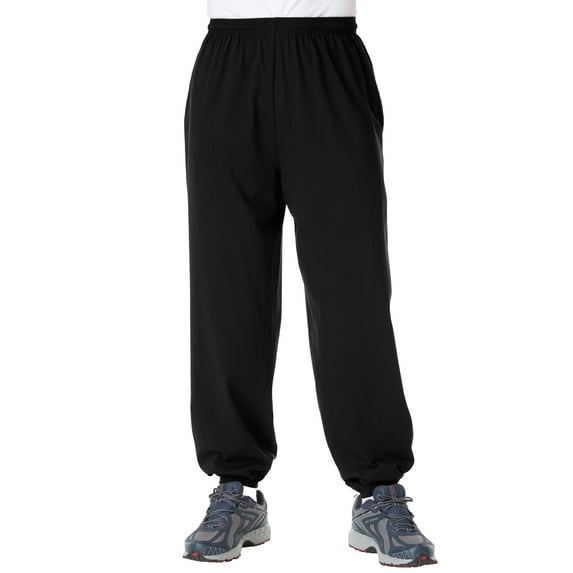 KingSize Men's Big & Tall Lightweight Jersey Elastic Cuff Sweatpants