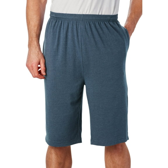 KingSize Men's Big & Tall Lightweight Longer Length Jersey Shorts