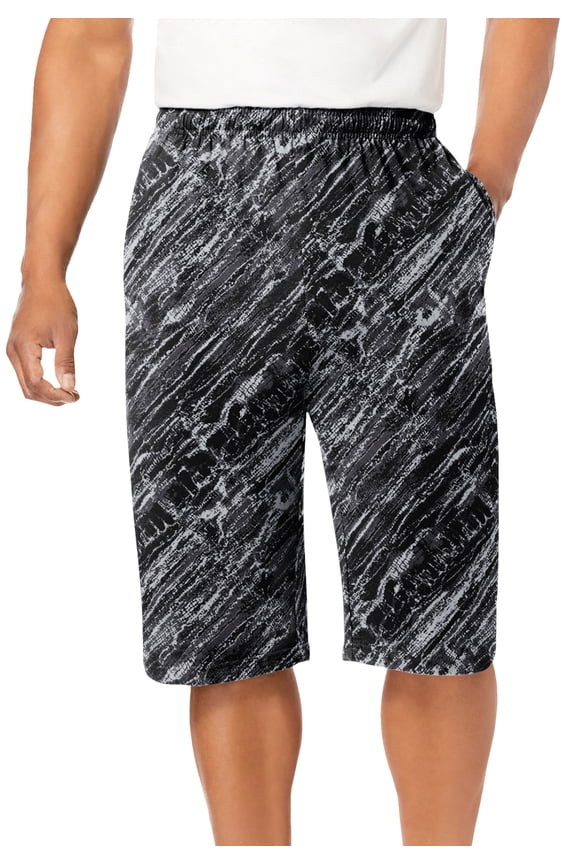 Men's Big & Tall Lightweight Longer Length Jersey Shorts