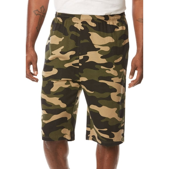 KingSize Men's Big & Tall Lightweight Longer Length Jersey Shorts