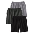 thumbnail image 1 of KingSize Men's Big & Tall Lightweight Longer Length Jersey Shorts 3-Pack, 1 of 5