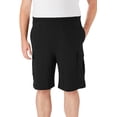 thumbnail image 1 of KingSize Men's Big & Tall Lightweight Jersey Cargo Shorts, 3-Pack, 1 of 5