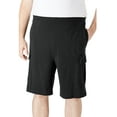 thumbnail image 1 of KingSize Men's Big & Tall Lightweight Jersey Cargo Shorts, 1 of 5