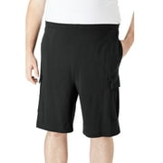 KINGSIZE Men's Big & Tall Lightweight Jersey Cargo Shorts