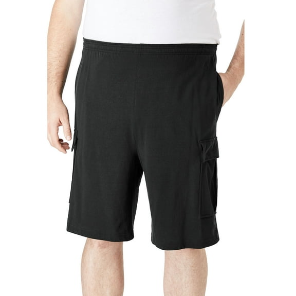 KingSize Men's Big & Tall Lightweight Jersey Cargo Shorts