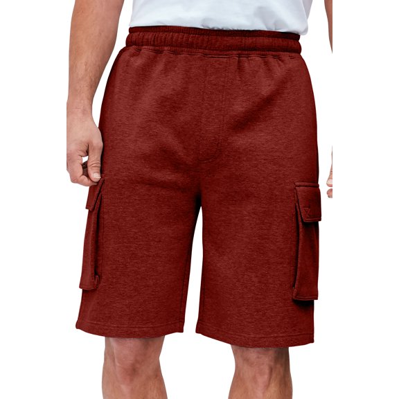 KingSize Men's Big & Tall Lightweight Jersey Cargo Shorts