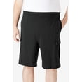 thumbnail image 1 of KingSize Men's Big & Tall Lightweight Jersey Cargo Shorts, 1 of 5
