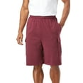 thumbnail image 1 of KingSize Men's Big & Tall Lightweight Jersey Cargo Shorts, 1 of 5