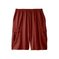 thumbnail image 1 of KingSize Men's Big & Tall Lightweight Jersey Cargo Shorts, 1 of 4