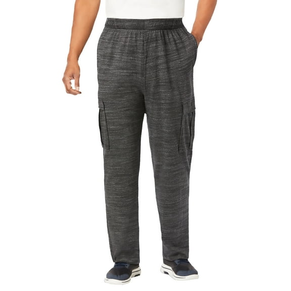 KingSize Men's Big & Tall Lightweight Jersey Cargo Sweatpants