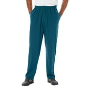 KINGSIZE Men's Big & Tall Lightweight Jersey Open-Bottom Sweatpants