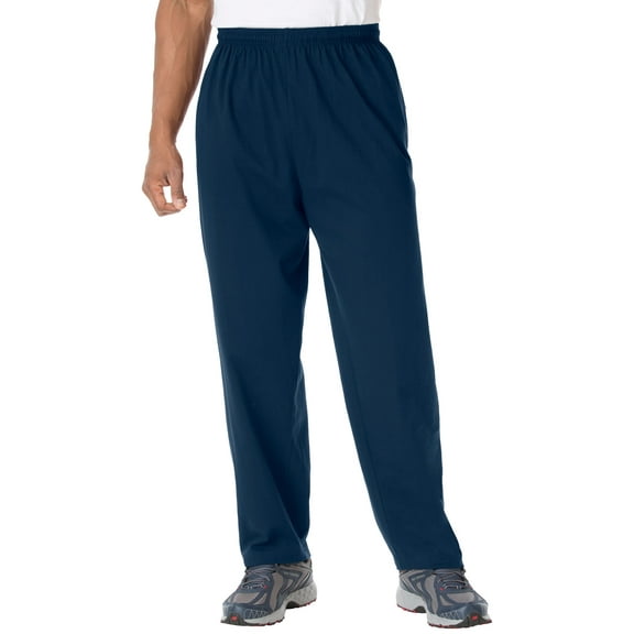 KingSize Men's Big & Tall Lightweight Jersey Open-Bottom Sweatpants
