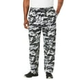 thumbnail image 1 of KingSize Men's Big & Tall Lightweight Jersey Open-Bottom Sweatpants, 1 of 5