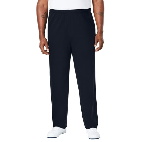 KingSize Men's Big & Tall Lightweight Jersey Open-Bottom Sweatpants