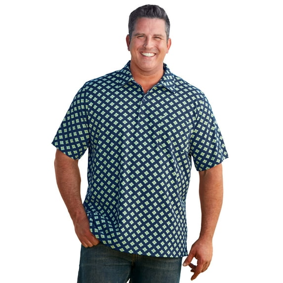 KingSize Men's Big & Tall Lightweight Jersey Polo