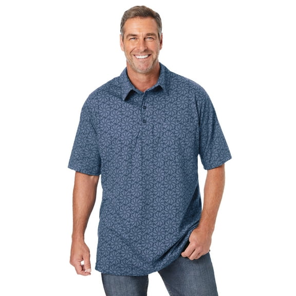KingSize Men's Big & Tall Lightweight Jersey Polo