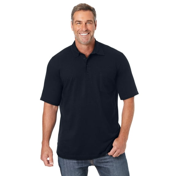 KingSize Men's Big & Tall Lightweight Jersey Polo